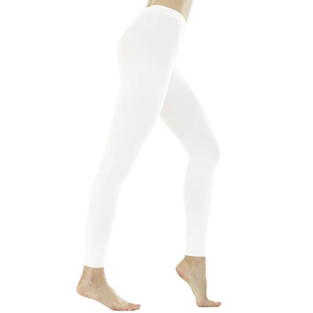 White Stylegaga Footless Tights